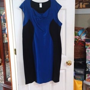 Black/ Blue sleeveless dress  